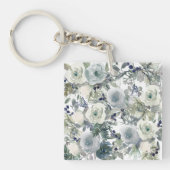 Blumengarten Kunst Schlüsselanhänger (Vorderseite)