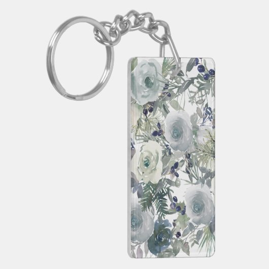 Blumengarten Kunst Schlüsselanhänger (Vorderseite links)