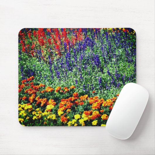 Blumengarten Kunstmalerei Mousepad (Mit Mouse)
