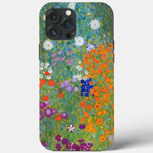 Blumengarten Landschaft Gustav Klimt Case-Mate iPhone Hülle (Rückseite)