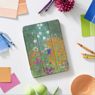 Blumengarten Landschaft Gustav Klimt iPad Air Hülle