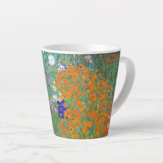 Blumengarten Landschaft Gustav Klimt Milchtasse (Rechte Ecke)
