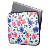 Blumengarten Laptopschutzhülle (Vorderseite Links)