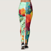Blumengarten Leggings (Rückseite)