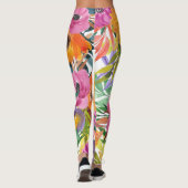 Blumengarten Leggings (Rückseite)