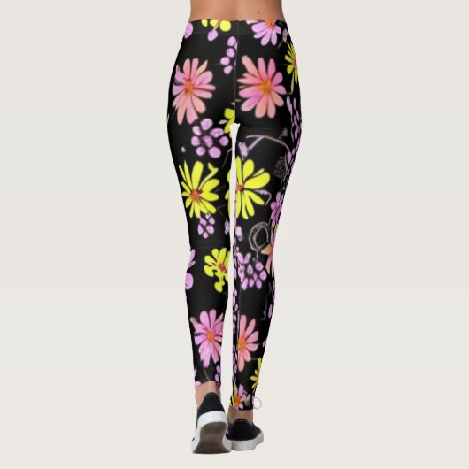 Blumengarten Leggings (Rückseite)