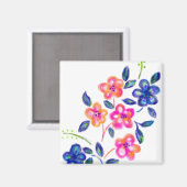Blumengarten Magnet (Vorderseite/Rückseite)