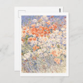 Blumengarten Malerei Postkarte (Vorne/Hinten)