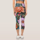 Blumengarten Mirage Capri Leggings (Rückseite)