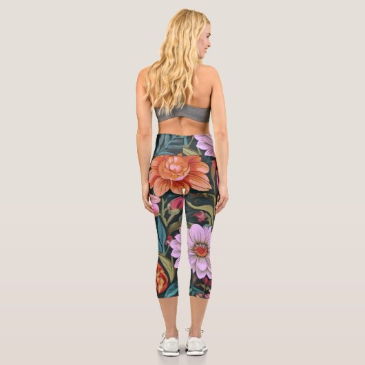 Blumengarten Mirage Capri Leggings (Rückseite)