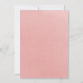 Blumengarten mit Babydusche Einladung (Rückseite)