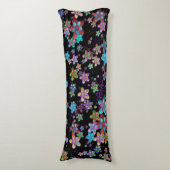 Blumengarten mit farbenfrohen Farben Seitenschläferkissen (Vorderseite Vertikal)