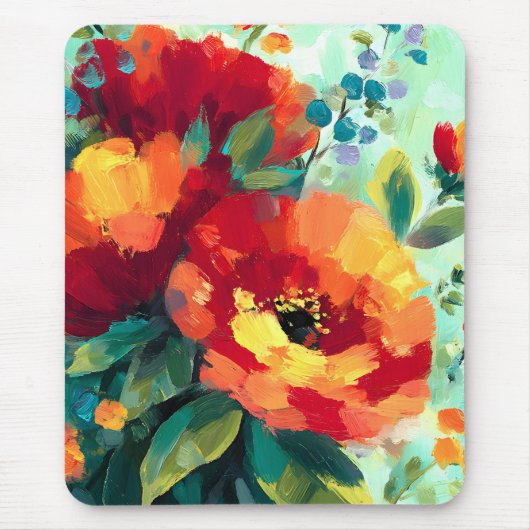 Blumengarten Mousepad (Vorne)