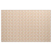 Blumengarten-Muster in Rosa und Orange Stoff (Yard (91,4 cm))