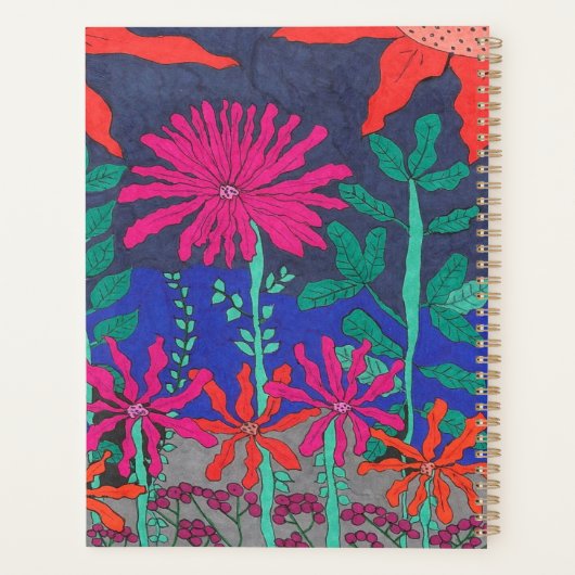 Blumengarten Nachtszene Planer (Rückseite)