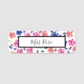 Blumengarten Namensschild (Vorderseite)