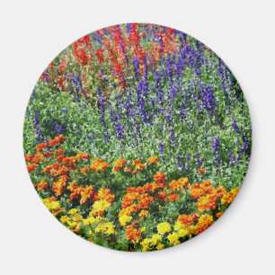 Blumengarten Natur Kunstmalerei  Magnet