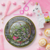 Blumengarten Natur Personalisiertes Party Pappteller (Party)
