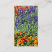 Blumengarten Natur Visitenkarte (Rückseite)