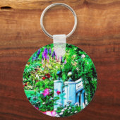 Blumengarten Paradies Schlüsselanhänger (Vorderseite)