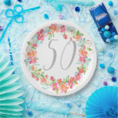 Blumengarten-Party des wunderlichen modernen Pappteller (Party)