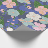 Blumengarten Pastel Geschenkpapier (Ecke)