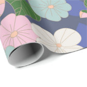 Blumengarten Pastel Geschenkpapier (Rolleneckpunkt)