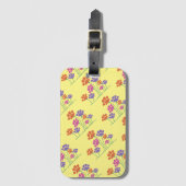 Blumengarten Pawprint Gepäckanhänger (Vorderseite Vertikal)