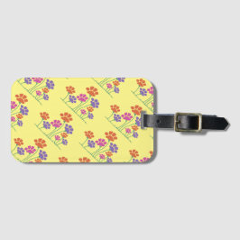 Blumengarten Pawprint Gepäckanhänger