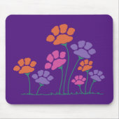 Blumengarten Pawprint Mousepad (Vorne)