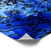 Blumengarten - Plakat (Ecke)