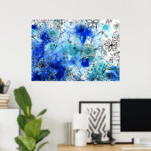 Blumengarten - Plakat (Heimbüro)