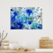 Blumengarten - Plakat (Küche)