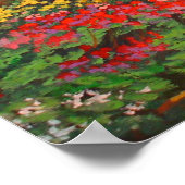 Blumengarten. Poster (Ecke)