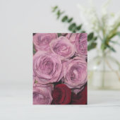 Blumengarten Postkarte (Stehend Vorderseite)