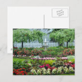 Blumengarten Postkarte (Vorne/Hinten)