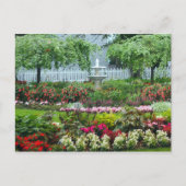 Blumengarten Postkarte (Vorderseite)