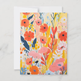 Blumengarten Postkarte