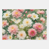 Blumengarten Print Geschenkpapier Set (Vorderseite 2)