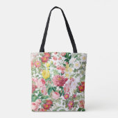 Blumengarten Rose Frühjahrsgarten Tasche (Rückseite)