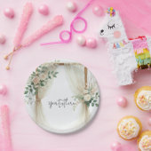 Blumengarten Rose Rustikale Hochzeit Pappteller (Party)