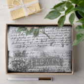 Blumengarten-Rose Seidenpapier (Geschenk)