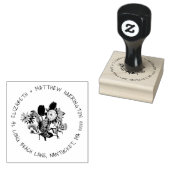 Blumengarten Rücksendeadresse Stempel (Stempel)