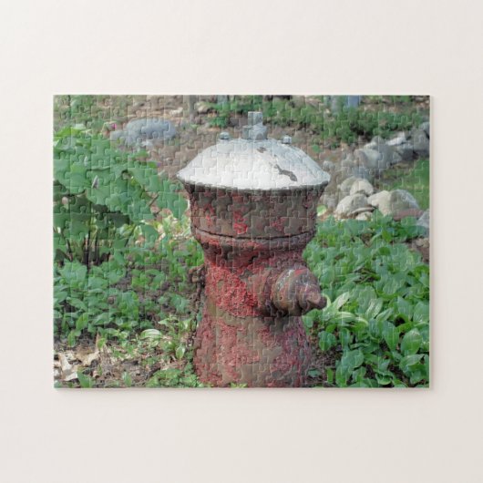 Blumengarten Rusty Fire Hydrant  Puzzle (Horizontal)