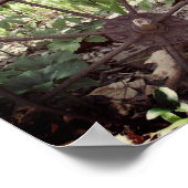 Blumengarten Rusty Wheel and Pump Poster (Ecke)