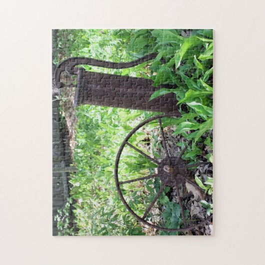 Blumengarten Rusty Wheel and Pump Puzzle (Vertikal)
