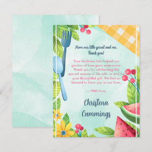 Blumengarten Samen der Liebe Baby Shower Danke sch