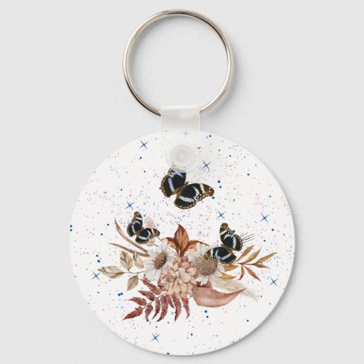 Blumengarten Schlüsselanhänger (Rückseite)