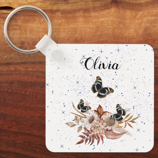 Blumengarten Schlüsselanhänger (Vorderseite)