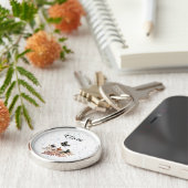 Blumengarten Schlüsselanhänger (Seite)